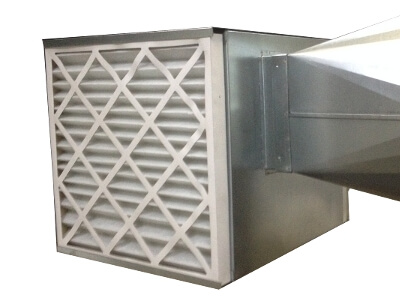 Caisson filtrant ventilateur